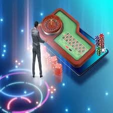 Antarmuka permainan Galactic Gems di bensu4d menampilkan gulungan bertema luar angkasa dengan simbol kristal